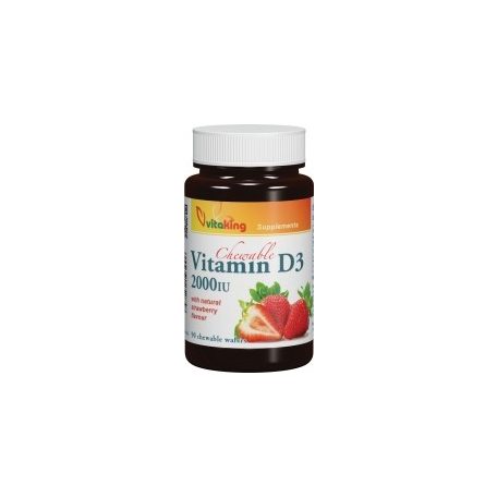Vitaking Epres D3-vitamin 2000NE rágótabletta (90 db)