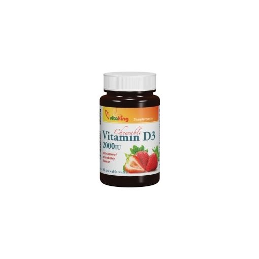 Vitaking Epres D3-vitamin 2000NE rágótabletta (90 db)