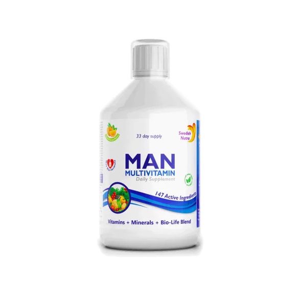 Swedish Nutra MAN FOLYÉKONY MULTIVITAMIN FÉRFIAKNAK 500ml