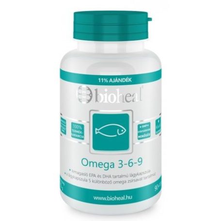 Bioheal omega 3 6 9 1200mg kapszula 100db