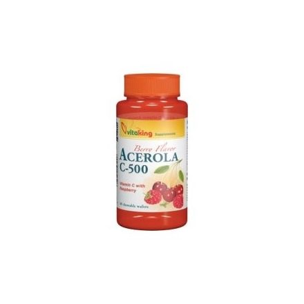 VITAKING ACEROLA C 500MG RÁGÓTABLETTA 40DB