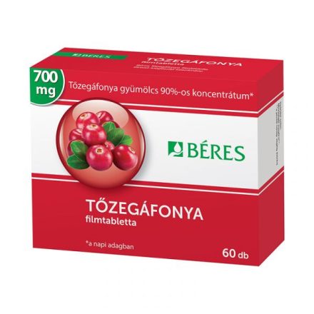BÉRES TŐZEGÁFONYA FILMTABLETTA 60DB