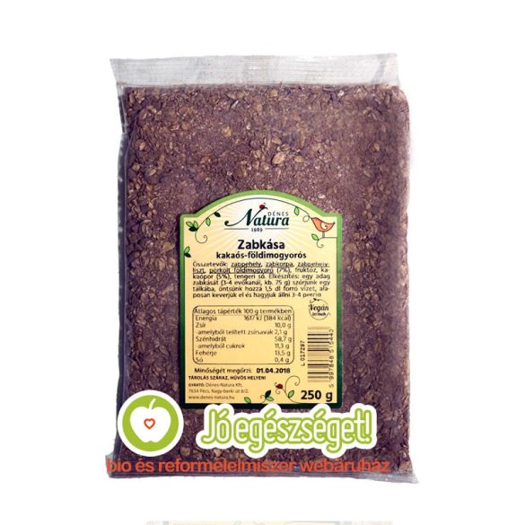 NATURA ZABKÁSA KAKAÓS-FÖLDIMOGYORÓS 250G