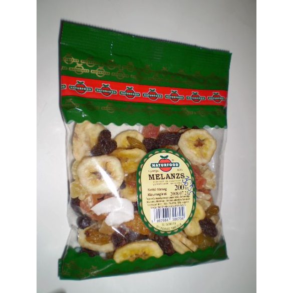 NATURFOOD MELANZS SZÁRÍTOTT GYÜMÖLCSKEVERÉK 100G