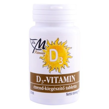 DR.M PRÉMIUM D3 -VITAMIN TABLETTA 120DB