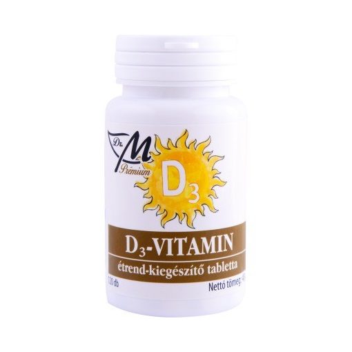 Dr.M prémium d3 -vitamin tabletta 120db