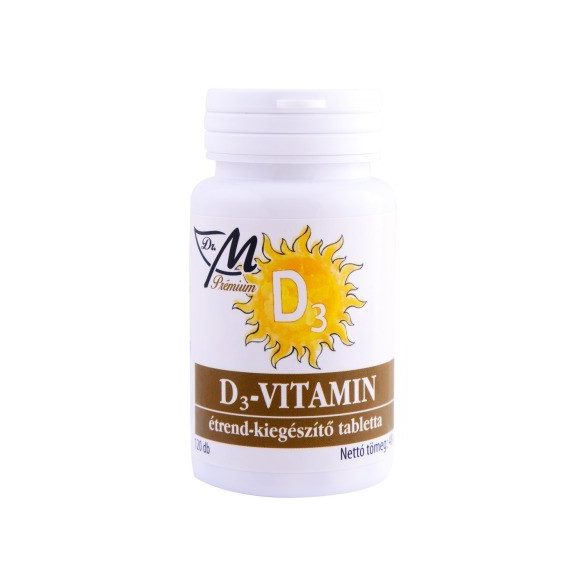 DR.M PRÉMIUM D3 -VITAMIN TABLETTA 120DB