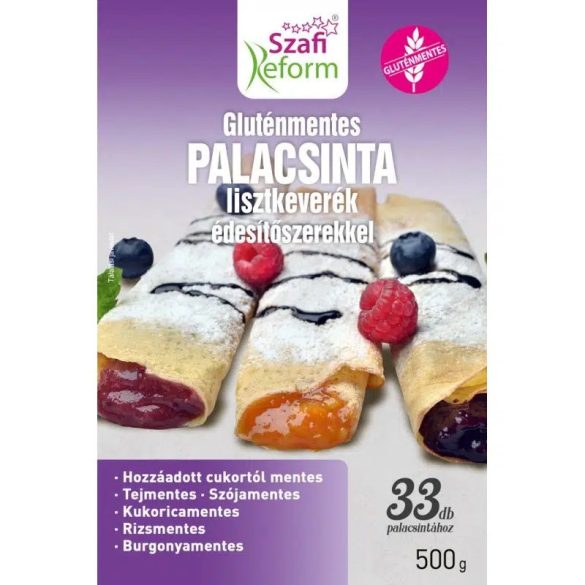 SZAFI REFORM GLUTÉNMENTES SZÉNHIDRÁTCSÖKKENTETT PALACSINTA LISZTKEVERÉK 500g