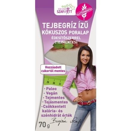 SZAFI REFORM PALEO TEJBEGRÍZ ÁLLAGÚ KÓKUSZOS KÁSA PORALAP 70G