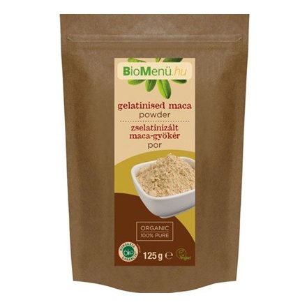 BIO BIOMENÜ ZSELATINIZÁLT MACA GYÖKÉR POR 125G