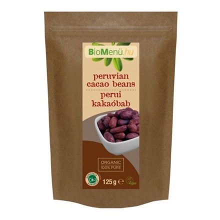 BIO BIOMENÜ PERUI ZÚZOTT NYERS KAKAÓBAB 125G