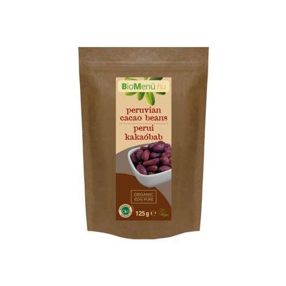 BIO BIOMENÜ PERUI ZÚZOTT NYERS KAKAÓBAB 125G