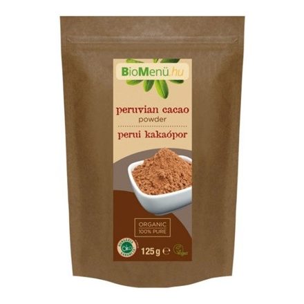 BIO BIOMENÜ PERUI KAKAÓPOR 125G