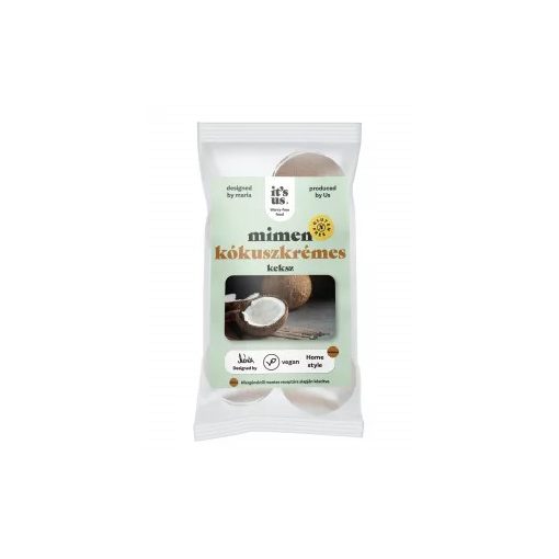 Gluténmentes naturbit mimen kókuszkrémes töltött keksz 150g
