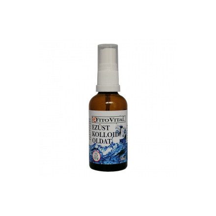FitoVital 25 PPM szórófejes ezüst kolloid szájspray 50ml