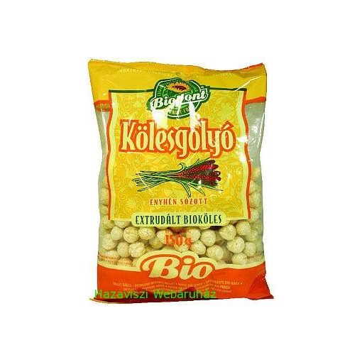 Biopont bio kölesgolyó extrudált enyhén sózott 100g