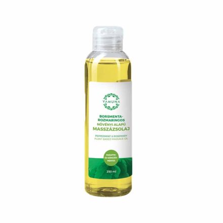 YAMUNA NÖVÉNYI MASSZÁZSOLAJ BORSMENTA-ROZMARINGOS 250ML