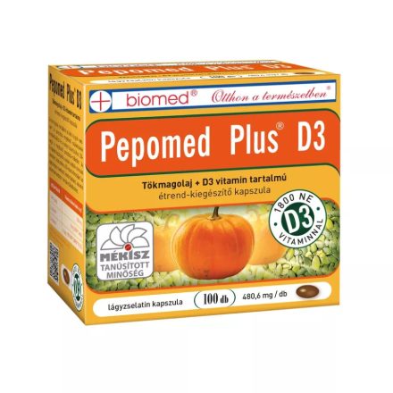 BIOMED PEPOMED PLUS D3 KAPSZULA 100DB