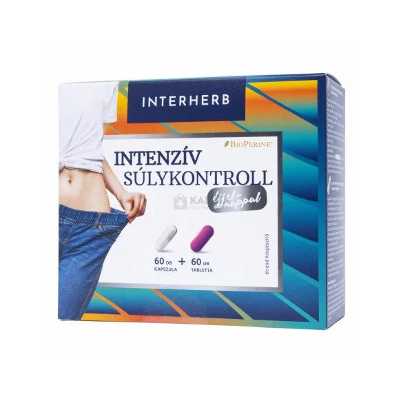 INTERHERB INTENZÍV SÚLYKONTROLL KAPSZULA+TABLETTA 2X60DB