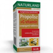 NATURLAND PROPOLISZ+C-VITAMIN TABLETTA 60DB