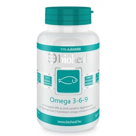 BIOHEAL OMEGA 3-6-9 KAPSZULA 100DB