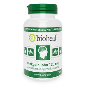   BIOHEAL GINKGO BILOBA 120MG SZAGTALAN FOKHAGYMA KIVONATTAL 70DB