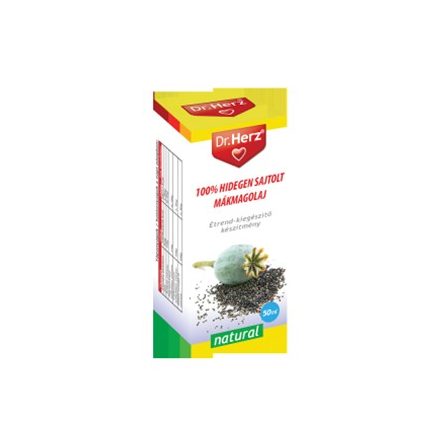 Dr. Herz mákmagolaj 100% hidegen sajtolt 50ml