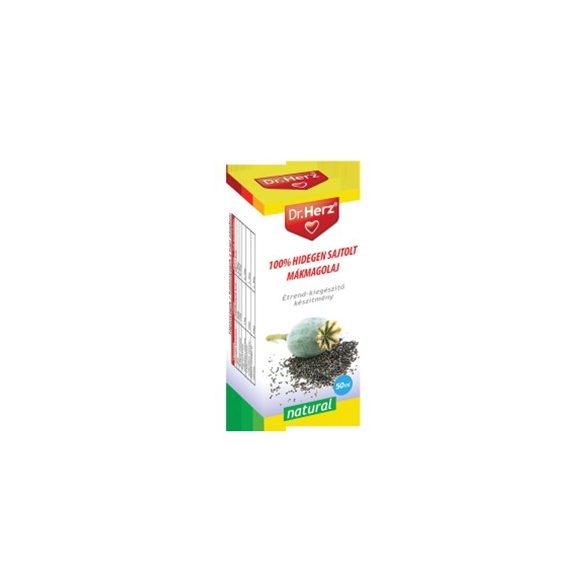 Dr. Herz mákmagolaj 100% hidegen sajtolt 50ml