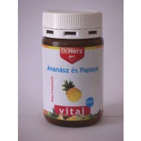 DR.HERZ ANANÁSZ-PAPAYA KAPSZULA 60DB