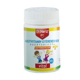 DR.HERZ MULTIVITAMIN GYEREKEKNEK+LACTOBACILLUS TABLETTA 60DB