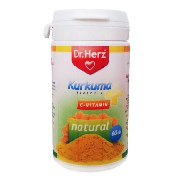DR.HERZ KURKUMA + C-VITAMIN KAPSZULA 60DB