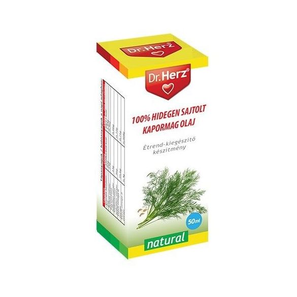 DR.HERZ KAPORMAG OLAJ 100% HIDEGEN SAJTOLT 50ML