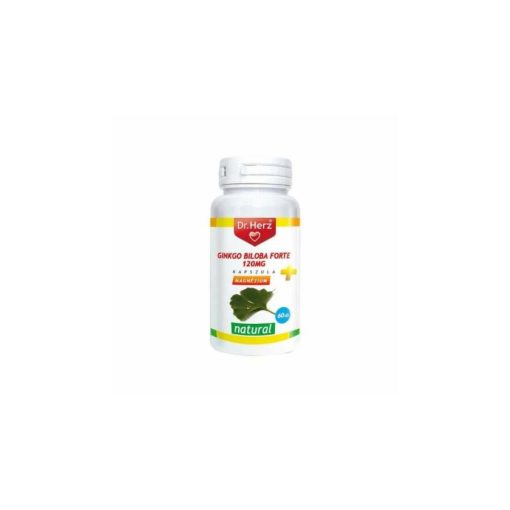 DR.HERZ GINKGO BILOBA FORTE 120MG+MAGNÉZIUM KAPSZULA 60DB