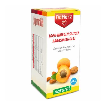 DR.HERZ BARACKMAG OLAJ 100% HIDEGEN SAJTOLT 50ML