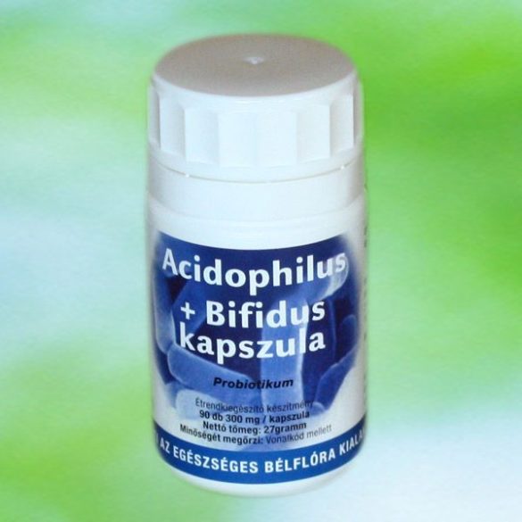 DR.MARCUS ACIDOPHILUS + BIFIDUS 300MG KAPSZULA 90DB