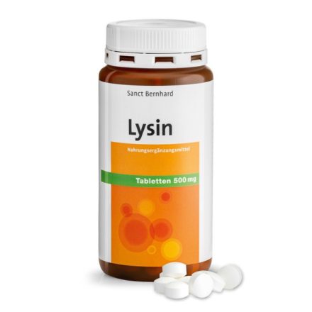 SANCT BERNHARD LYSINE 500 MG TABLETTA 180 DARABOS