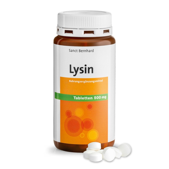 SANCT BERNHARD LYSINE 500 MG TABLETTA 180 DARABOS