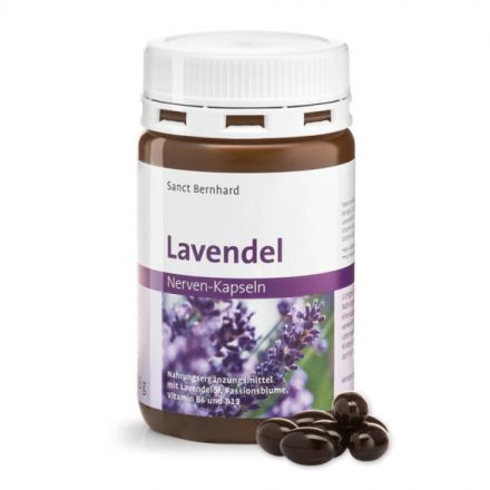Sanct Bernhard Nyugalom kapszula Golgota virág kivonattal+Levendula olaj+B-vitaminok 120db