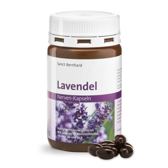 Sanct Bernhard Nyugalom kapszula Golgota virág kivonattal+Levendula olaj+B-vitaminok 120db