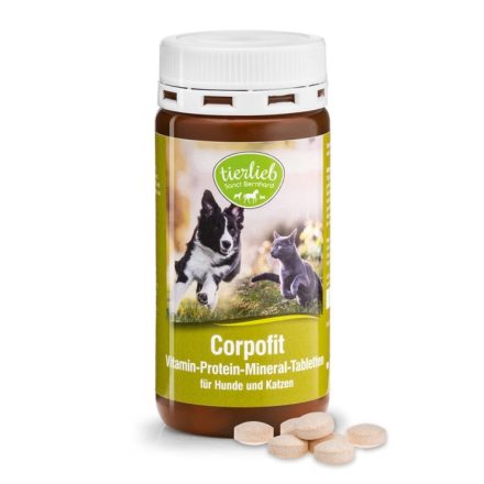   Tierlieb Állatvitaminok Tierlieb /Sanct Bernhard/ Corpofit Multivitamin tabletta kutyáknak és macskáknak 150 db