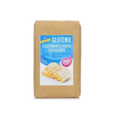 GLUTÉNMENTES GLUTENIX ÉLESZTŐMENTES KENYÉR LISZTKEVERÉK 1000G
