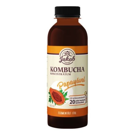 ZÖLDVÉR KOMBUCHA KONCENTRÁTUM PAPAYÁVAL 500ML