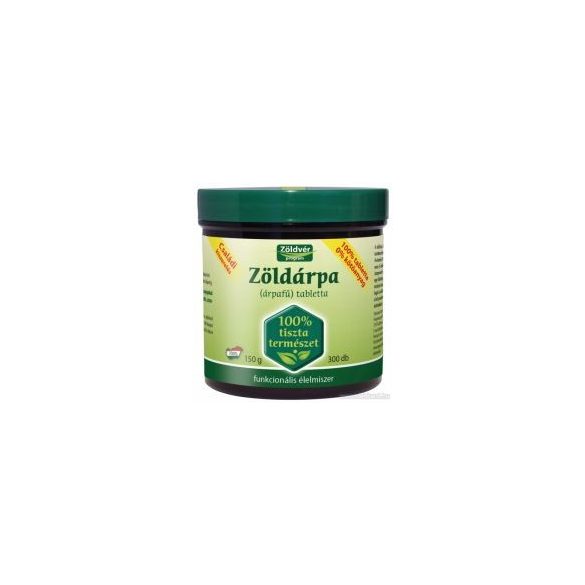 ZÖLDVÉR ZÖLDÁRPA 100% TABLETTA 300DB