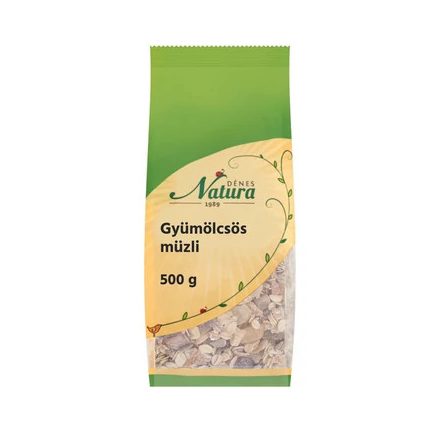 DÉNES NATURA GYÜMÖLCSÖS MÜZLI 500G