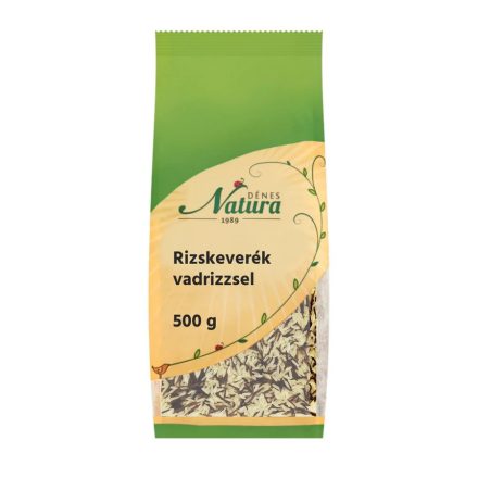 DÉNES NATURA RIZSKEVERÉK VADRIZZSEL 500G