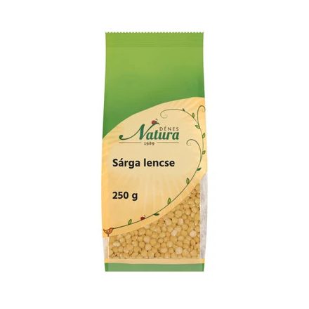 DÉNES NATURA SÁRGA LENCSE 250G