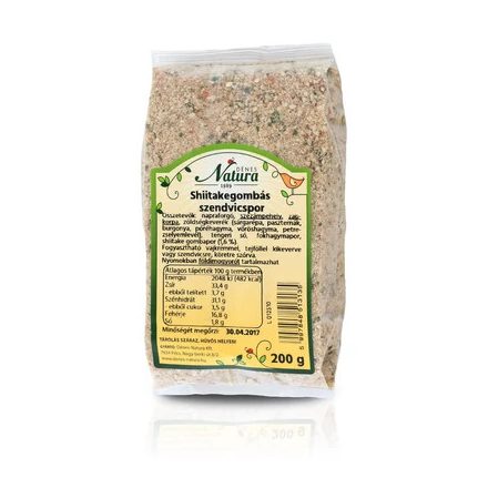 DÉNES NATURA SHITAKI GOMBÁS SZENDVICSPOR 200G