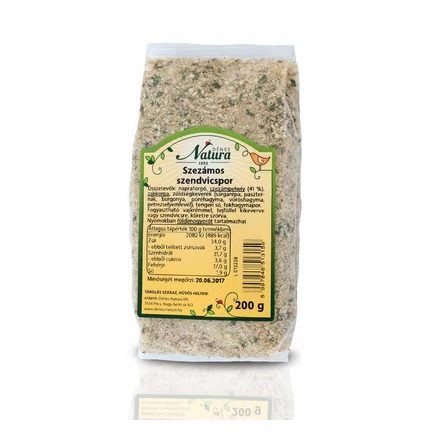 DÉNES NATURA SZEZÁMOS SZENDVICSPOR 200G