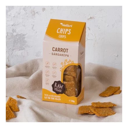 NaTuri SÁRGARÉPA CHIPS 50G