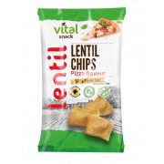 GLUTÉNMENTES VITÁL LENCSE CHIPS PIZZA ÍZŰ 65G